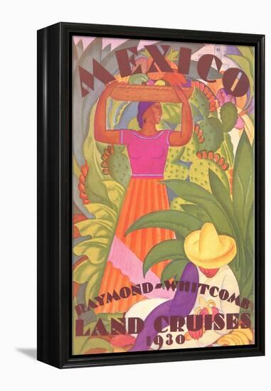 Mexico Poster, Orozco-esque-null-Framed Stretched Canvas