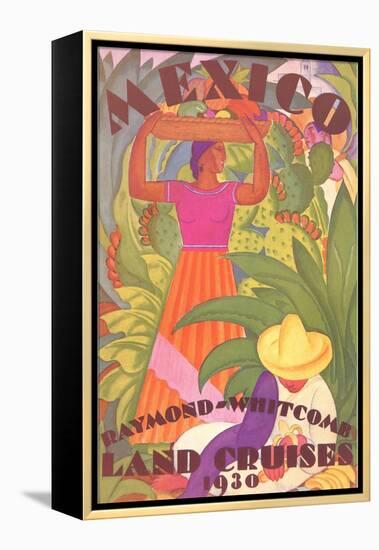 Mexico Poster, Orozco-esque-null-Framed Stretched Canvas