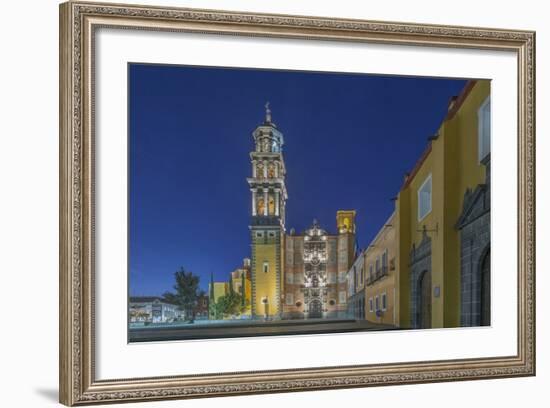 Mexico, Puebla, Church of San Francisco and Ex Monastery at Dawn-Rob Tilley-Framed Photographic Print