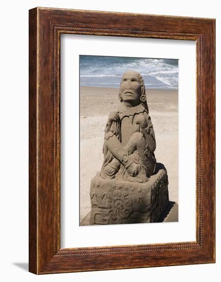 Mexico, Puerta Vallarta. Sand Sculptures-Emily Wilson-Framed Photographic Print