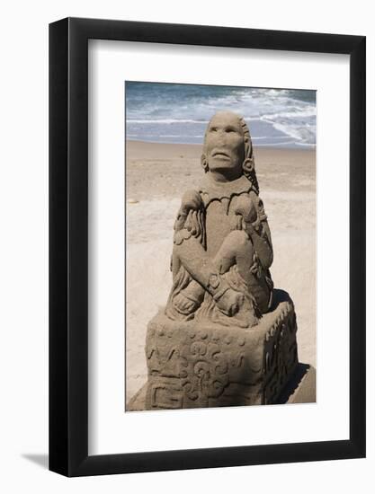 Mexico, Puerta Vallarta. Sand Sculptures-Emily Wilson-Framed Photographic Print