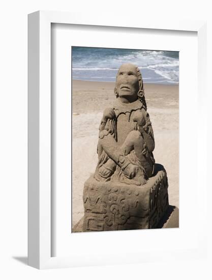 Mexico, Puerta Vallarta. Sand Sculptures-Emily Wilson-Framed Photographic Print
