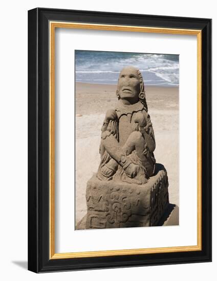 Mexico, Puerta Vallarta. Sand Sculptures-Emily Wilson-Framed Photographic Print