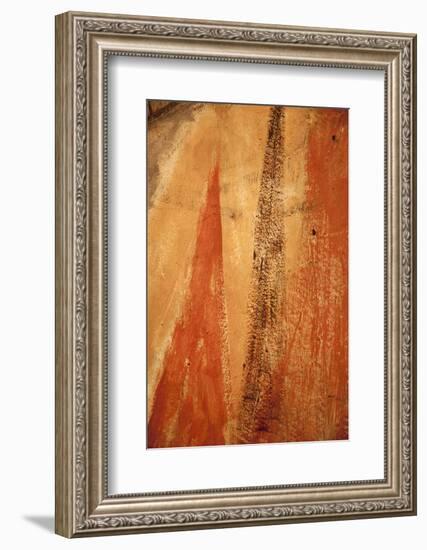 Mexico, San Miguel de Allende. Abstract Wall Pattern-Don Paulson-Framed Photographic Print