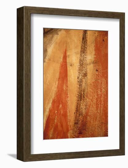 Mexico, San Miguel de Allende. Abstract Wall Pattern-Don Paulson-Framed Photographic Print