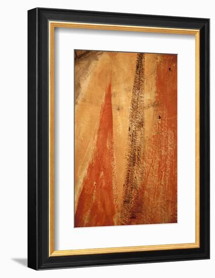 Mexico, San Miguel de Allende. Abstract Wall Pattern-Don Paulson-Framed Photographic Print