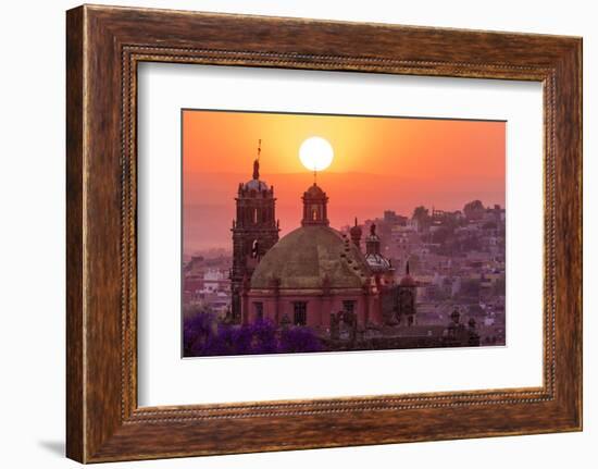 Mexico, San Miguel De Allende. City Overview at Sunset-Jaynes Gallery-Framed Photographic Print