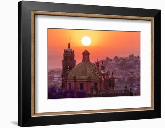 Mexico, San Miguel De Allende. City Overview at Sunset-Jaynes Gallery-Framed Photographic Print