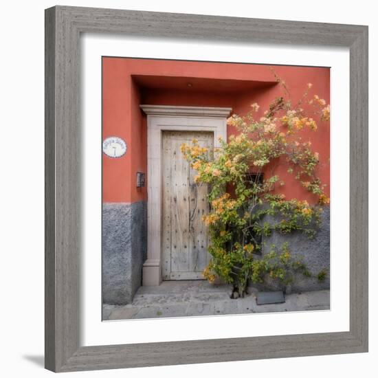 Mexico, San Miguel De Allende. Colorful Doorway. San Miguel De Allende-Jaynes Gallery-Framed Photographic Print