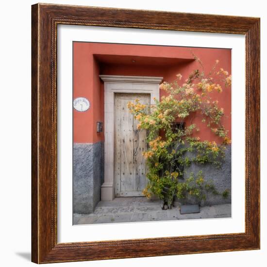 Mexico, San Miguel De Allende. Colorful Doorway. San Miguel De Allende-Jaynes Gallery-Framed Photographic Print