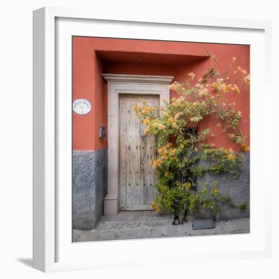 Mexico, San Miguel De Allende. Colorful Doorway. San Miguel De Allende-Jaynes Gallery-Framed Photographic Print