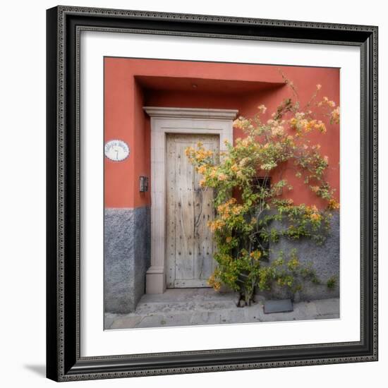 Mexico, San Miguel De Allende. Colorful Doorway. San Miguel De Allende-Jaynes Gallery-Framed Photographic Print