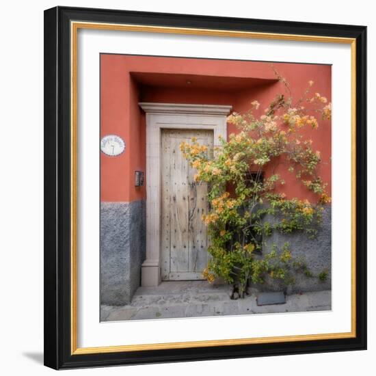 Mexico, San Miguel De Allende. Colorful Doorway. San Miguel De Allende-Jaynes Gallery-Framed Photographic Print