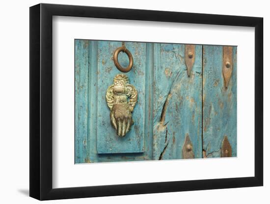 Mexico, San Miguel De Allende. Detail of Doorway-Jaynes Gallery-Framed Photographic Print