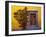 Mexico, San Miguel de Allende, Doorway with Flowering Bush-Terry Eggers-Framed Photographic Print