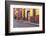 Mexico, San Miguel de Allende. Elderly man walks up sidewalk.-Don Paulson-Framed Photographic Print