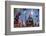 Mexico, San Miguel de Allende, Flags flying for the Day of the Dead celebration-Terry Eggers-Framed Photographic Print