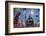 Mexico, San Miguel de Allende, Flags flying for the Day of the Dead celebration-Terry Eggers-Framed Photographic Print