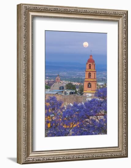 Mexico, San Miguel De Allende. Full Moon over City-Jaynes Gallery-Framed Photographic Print