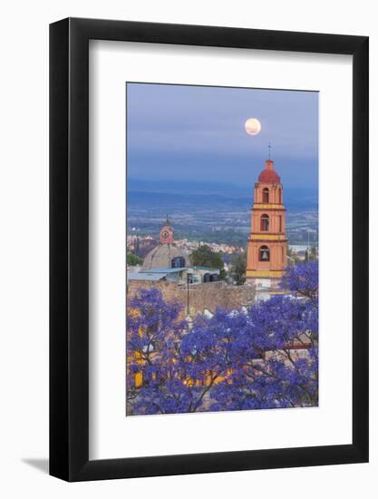 Mexico, San Miguel De Allende. Full Moon over City-Jaynes Gallery-Framed Photographic Print