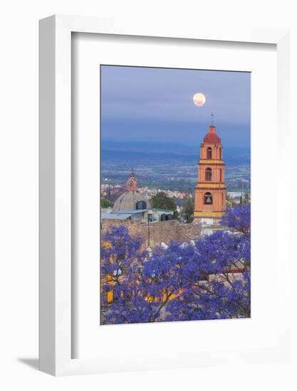 Mexico, San Miguel De Allende. Full Moon over City-Jaynes Gallery-Framed Photographic Print