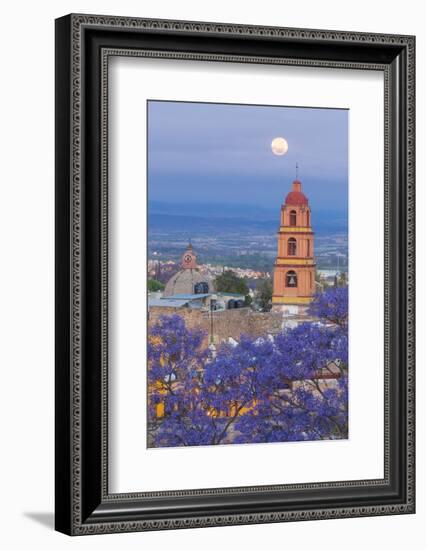 Mexico, San Miguel De Allende. Full Moon over City-Jaynes Gallery-Framed Photographic Print