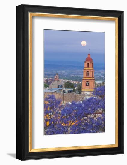 Mexico, San Miguel De Allende. Full Moon over City-Jaynes Gallery-Framed Photographic Print