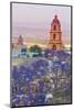 Mexico, San Miguel De Allende. Jacaranda Tree and City Overview-Jaynes Gallery-Mounted Photographic Print