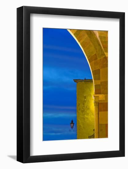 Mexico, San Miguel De Allende. Part of Parroquia Cathedral at Sunset-Jaynes Gallery-Framed Photographic Print