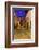 Mexico, San Miguel de Allende. Street scene with La Parroquia.-Don Paulson-Framed Photographic Print