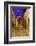 Mexico, San Miguel de Allende. Street scene with La Parroquia.-Don Paulson-Framed Photographic Print