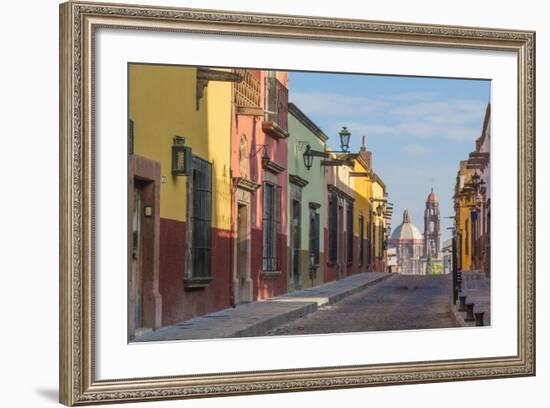 Mexico, San Miguel De Allende. Street Scene-Jaynes Gallery-Framed Photographic Print