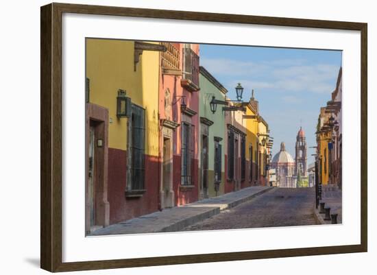 Mexico, San Miguel De Allende. Street Scene-Jaynes Gallery-Framed Photographic Print