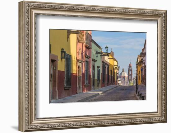 Mexico, San Miguel De Allende. Street Scene-Jaynes Gallery-Framed Photographic Print