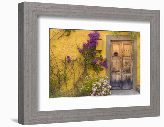 Mexico, San Miguel De Allende. Wooden Doorway-Jaynes Gallery-Framed Photographic Print