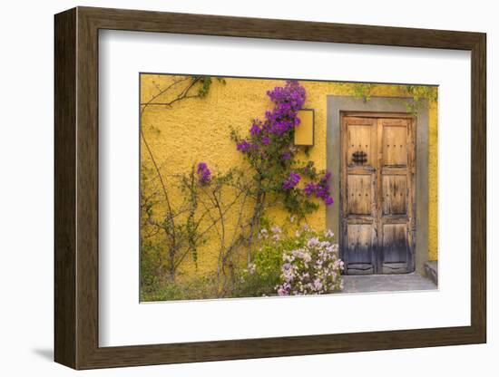 Mexico, San Miguel De Allende. Wooden Doorway-Jaynes Gallery-Framed Photographic Print