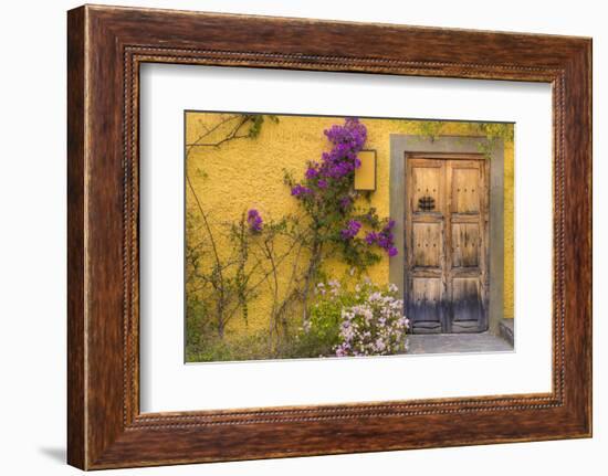 Mexico, San Miguel De Allende. Wooden Doorway-Jaynes Gallery-Framed Photographic Print
