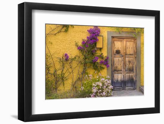 Mexico, San Miguel De Allende. Wooden Doorway-Jaynes Gallery-Framed Photographic Print