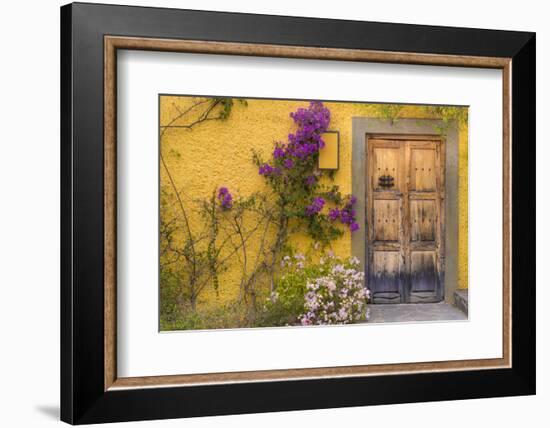 Mexico, San Miguel De Allende. Wooden Doorway-Jaynes Gallery-Framed Photographic Print