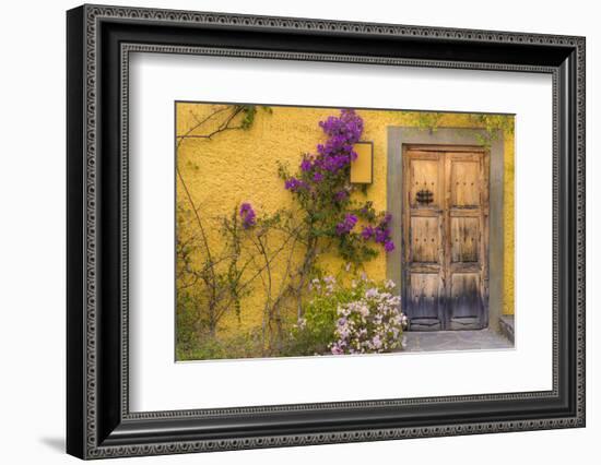 Mexico, San Miguel De Allende. Wooden Doorway-Jaynes Gallery-Framed Photographic Print