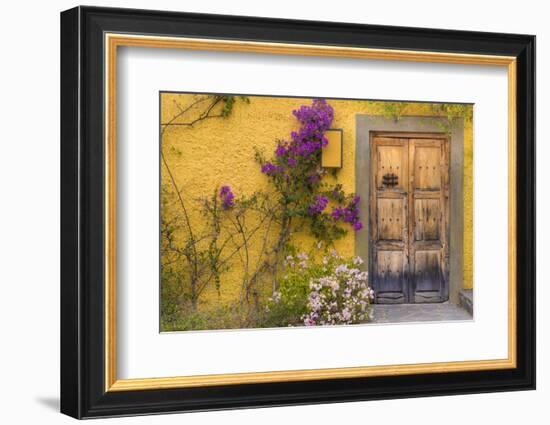 Mexico, San Miguel De Allende. Wooden Doorway-Jaynes Gallery-Framed Photographic Print