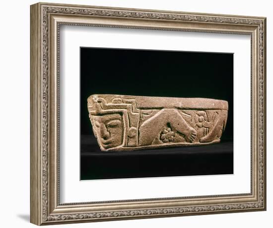 Mexico: Totonac Swimmer-null-Framed Photographic Print