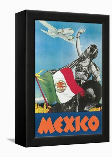 Mexico Travel Poster-null-Framed Stretched Canvas