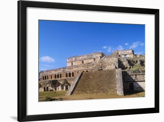 Mexico, Yucatan, Puuc Hills Region, Sayil, Puuc-Style Palace-null-Framed Giclee Print