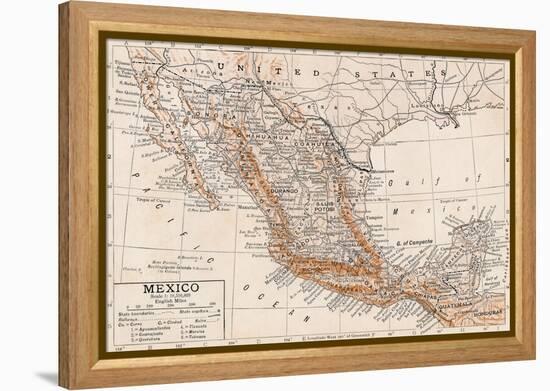 'Mexico'-Unknown-Framed Premier Image Canvas