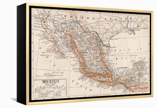 'Mexico'-Unknown-Framed Premier Image Canvas