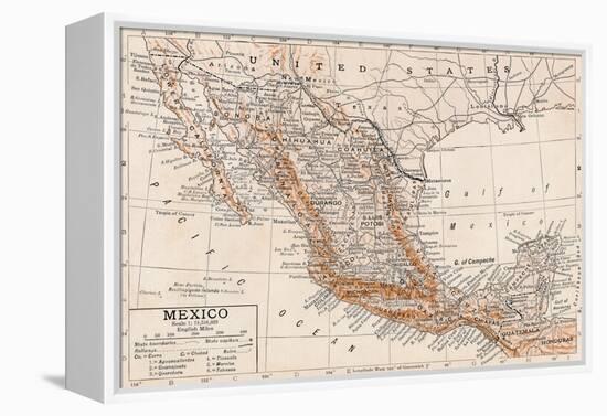 'Mexico'-Unknown-Framed Premier Image Canvas