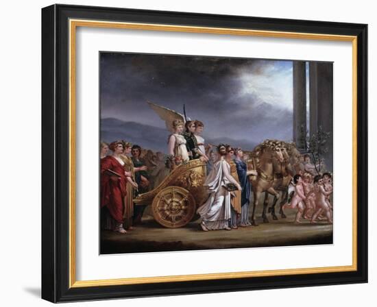 Meyer and Prudhon, Apotheosis of Napoleon Bonaparte, First Consul of the Republic-null-Framed Giclee Print