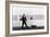 Meyer Lansky Walking Bruzzer on Miami Beach, 1979-null-Framed Photographic Print