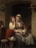 The Little Sleeping Brother, 1855-Johann Georg Meyer von Bremen-Framed Giclee Print